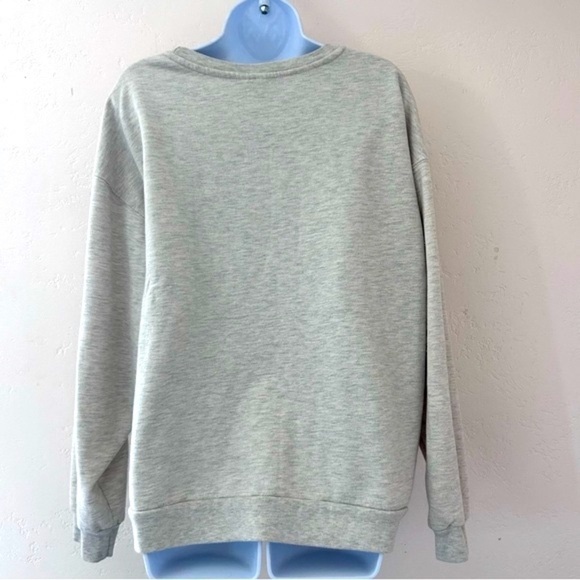 SCHITTS CREEK Revolve DONT David Schitt Quote Crewneck Sweatshirt Gray Size XL - Picture 4 of 7